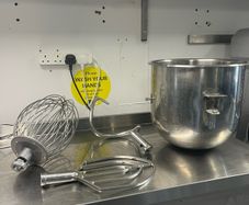30L Commercial Mixer Bowl + Whisk + Dough Hook + Paddle Attachme