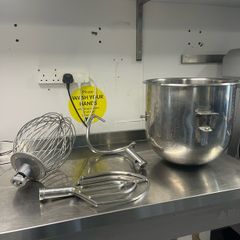 30L Commercial Mixer Bowl + Whisk + Dough Hook + Paddle Attachme