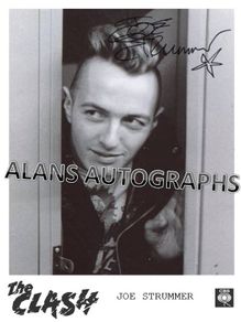 The Clash - Joe Stummer Autograph
