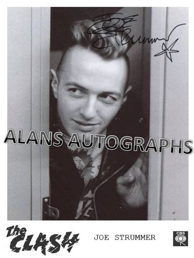 The Clash - Joe Stummer Autograph