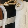 White Leather Shoulder/Crossbody Bag Image 6