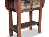 Console Table Solid Reclaimed Wood 80x35x80 cm