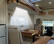 4pcs 12V RV Interior LED Strip Lights, Very Bright with Switch,