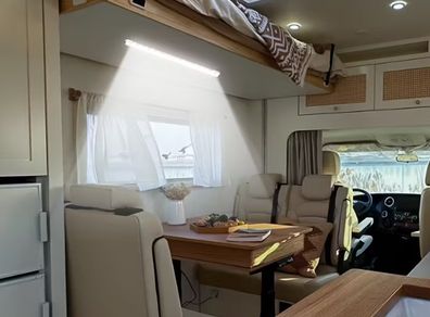 4pcs 12V RV Interior LED Strip Lights, Very Bright with Switch,