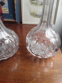 Pair of Crystal decanters
