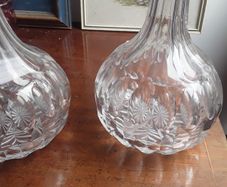 Pair of Crystal decanters