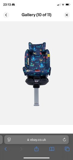 Cosatto All in All Rotate ISOFIX Car Seat From Birth To 36KG Sea Monsters
