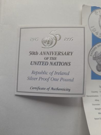1995 proof  un coin