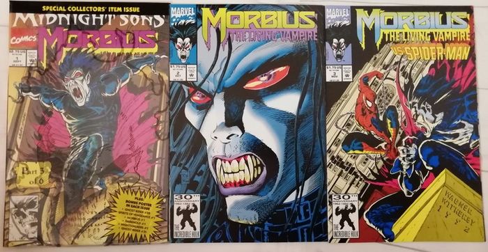 Morbius The Living Vampire #'s 1-7 - First 7 Issues - (1992-1993)
