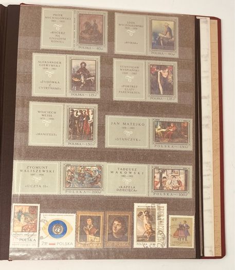 Collection: Poland Stamps mainly used however some mint noted along with some miniature sheets on 38 pages