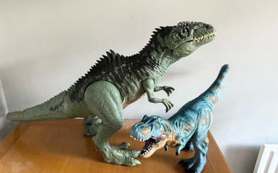 2 x Toy Dinosaurs