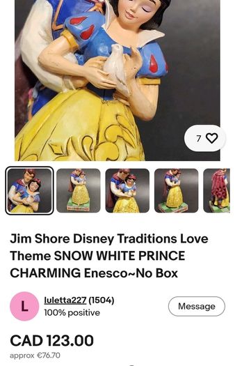 Rare snow white and Prince  by Disney