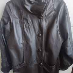 Vintage Spanish Soft Leather Jacket Made in Mallorca  Espresso  Size 44
