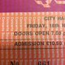 Original Authentic Status Quo Concert Ticket "Rocking All Over The Years Tour" CITY HALL CORK, IRELAND 1990 Image 4