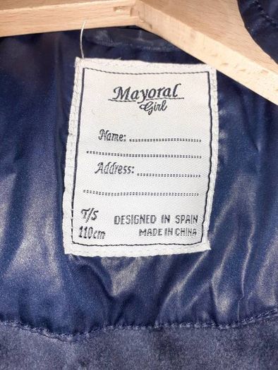 girls navy mayoral designer coat