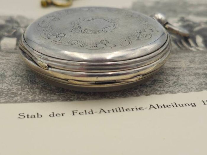 1800s Silver Swiss Made Key Pocket Watch for Restoration