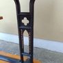 Old vintage single school desk with seat Image 5