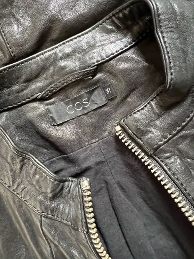 COS Ladies Leather Jacket - Excellent Condition Size 38 REDUCED