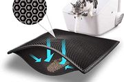 Waterproof Pet Cat Litter Mat Double Layer Pet Litter Box Mat Non-slip Sand Cat Pad Washable Bed Mat Clean Pad Products