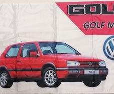 VW Golf MK3 Red Flag.