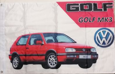 VW Golf MK3 Red Flag.