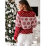 Women's Christmas sweater with snowflakes Image 9