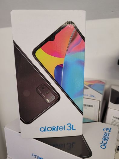 Brand New Alcatel 3L 2021 Jewelry Black 6.52" 64GB 4G Dual Sim Unlocked Android Smartphone (48MP Camera).