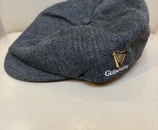 Official Guinness Grey Tweed Flat Cap