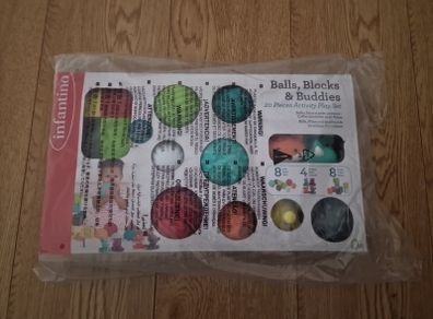 infantino balls blocks and buddies 20 piece set