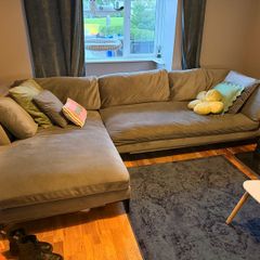 Grey L Shaped Couch