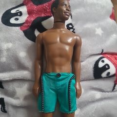 Mattel Barbie African American Steve Pearl Beach Doll 1968 Body 1991 Head OOAK