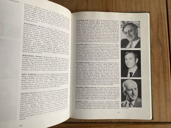 Who's Who In Ireland The Influential 1,000 1984 Vesey Book