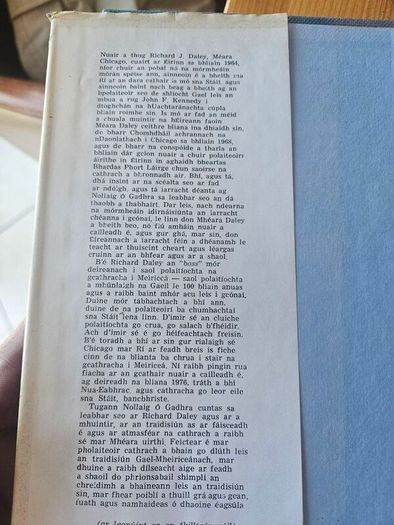 Richard J. Daley. Meara Chicago. By Nollaig O Gadhra. First Edition Hardback With Dustjacket In Good Condition.  See Photos For Same.