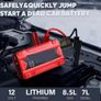 3000A Car Battery Jump Starter USB LED Light Image 3