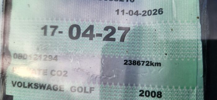 2008 Volkswagen Golf 1.9 TDI