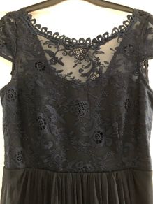 Gorgeous Navy Villa Dress New with Tags Size S