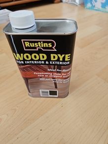 Rustins wood dye 1 litre ebony