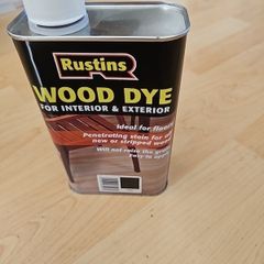 Rustins wood dye 1 litre ebony
