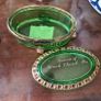 Antique emerald glass trinket box Image 6