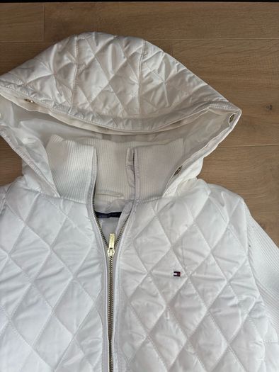 Tommy Hilfiger White Bomber Jacket