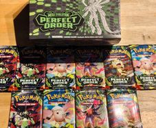 Pokemon Tcg Mega Evolution Perfect Order ETB and X10 Perfect Order booster packs