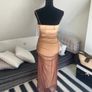 Zara brown & cream ombre summer dress Image 6