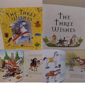 The Three Wishes story book by david Melling