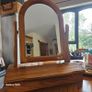 Vintage mirror swivel in pine dressing table mirror Image 3