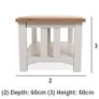 Camille Soft Grey Wooden Round Extending Dining Table, chairs and coffee table Image 7