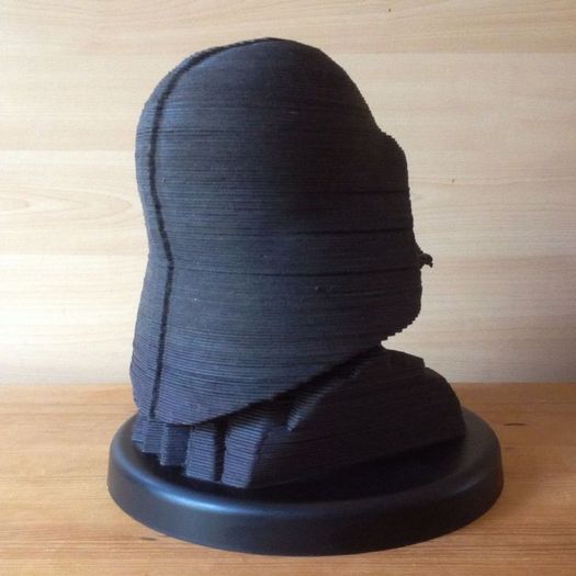 Star Wars Darth Vader 3D card sculpture