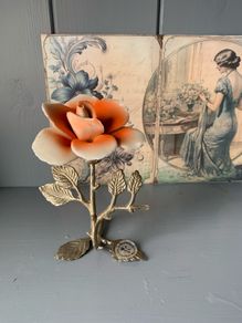 Vintage Capodimonte Rose