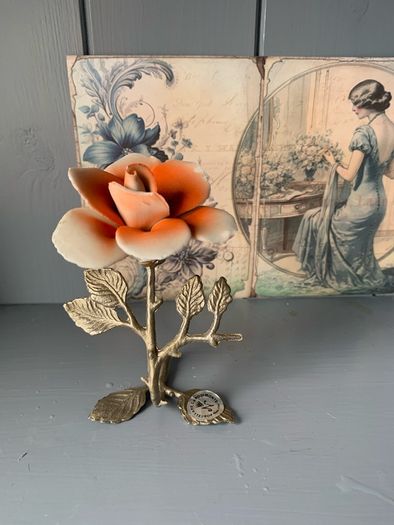 Vintage Capodimonte Rose