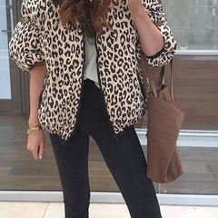 animal print jacket