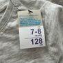 BNWT Plain grey T-shirt, 128cm, 7-8 years Image 2